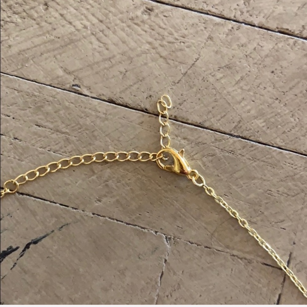 BOGO Solar System Bar Necklace Gold Celestial Boho - Picture 6 of 8